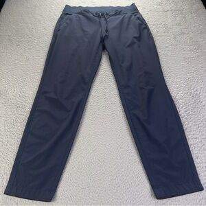 Athleta Midtown Ankle Pants Womens 4 Blue Athletic Lightweight Preppy Casual